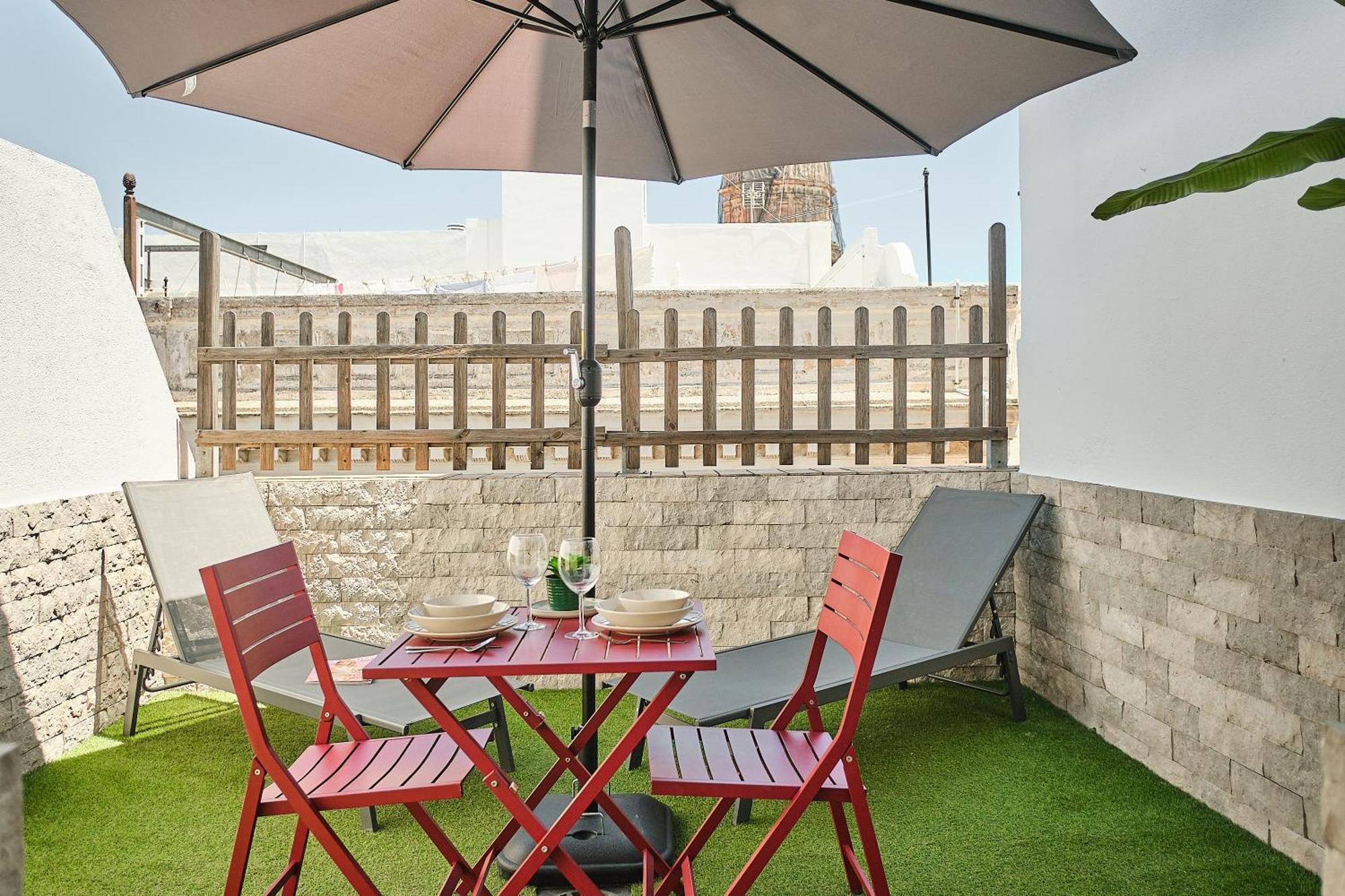 Studio Novena Little Apartments Cadiz Bagian luar foto